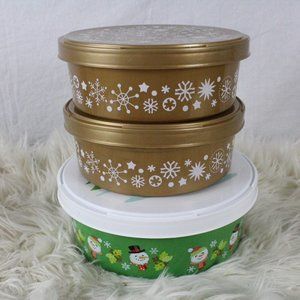 Christmas Bundle of cookie containers